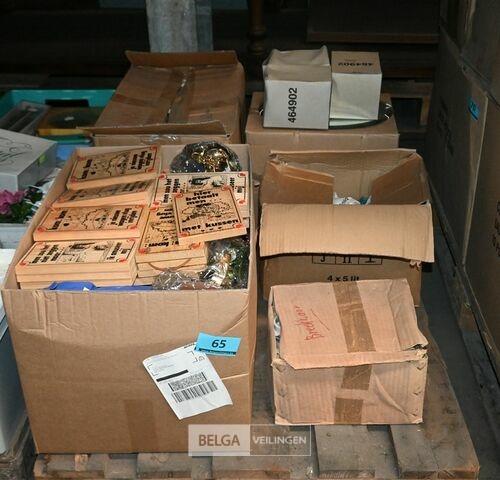 1 Pallet divers – kavel bij Belga Veilingen, Lummen