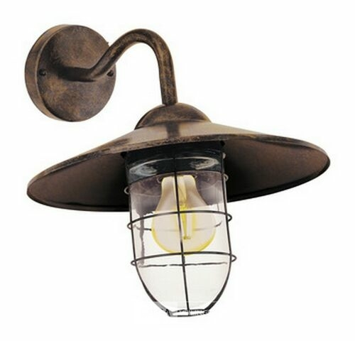 EGLO Wandlamp Melgoa E27 antiek koper - 60W – kavel bij Belga Veilingen, Bree