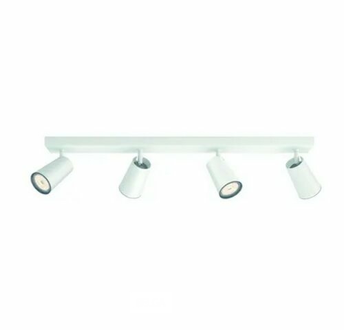 Philips Paisley opbouwspots wit 4x GU10 – kavel bij Belga Veilingen, Bree