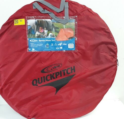 1 x Kampeertent 2 personen Gelert Quick pitch tent – kavel bij Belga Veilingen, Oudsbergen