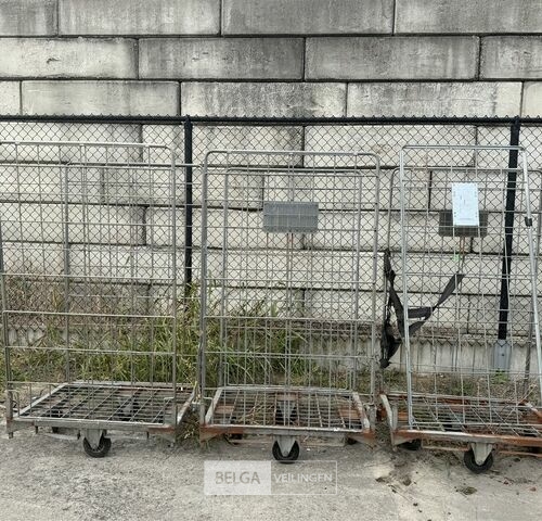 3x Transportkarren – kavel bij Belga Veilingen, Lummen