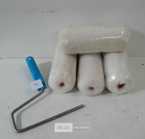 4 x Anti-spat verfrol wol 18 cm + 1 beugel – kavel bij Belga Veilingen, Oudsbergen
