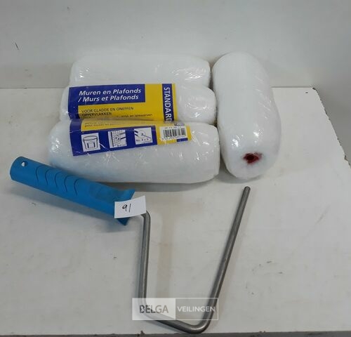 4 x Anti-spat verfrol 18 cm + 1 beugel – kavel bij Belga Veilingen, Oudsbergen