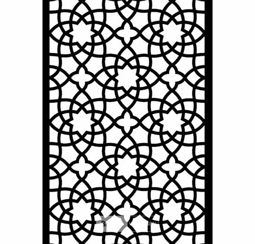 Deco element Mouharabiy, afm 180x90cm zwart (2x) – kavel bij Belga Veilingen