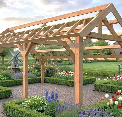 Kapschuur douglas afm 660x360x325cm BxDxH in cm – kavel bij Belga Veilingen, Lummen