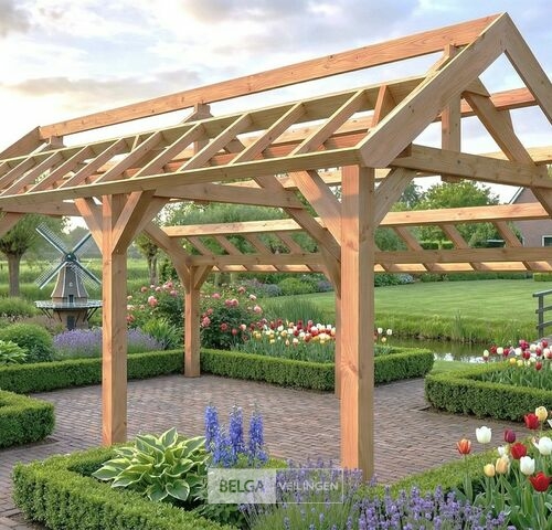 Kapschuur douglas afm 1560x360x325cm BxDxH in cm – kavel bij Belga Veilingen, Lummen