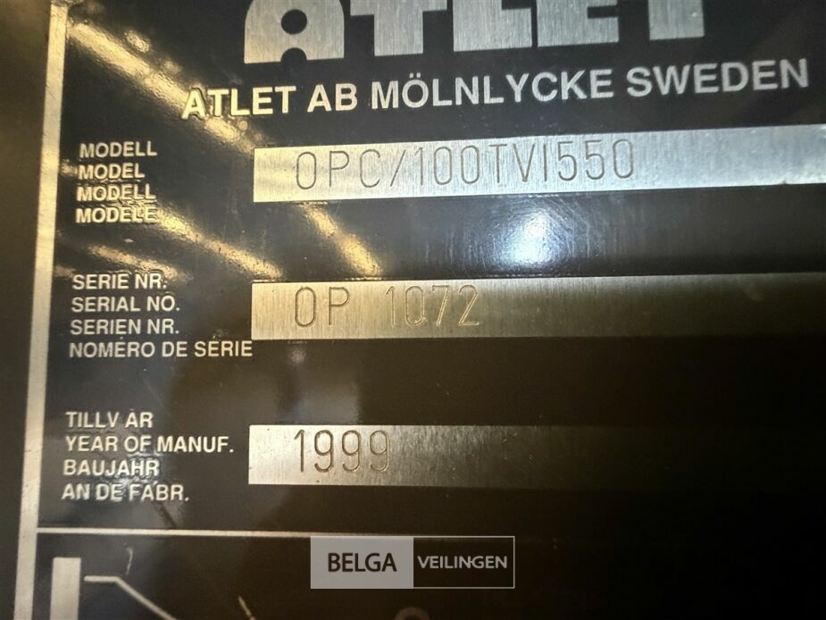 ATLET Reachtruck VOOR ONDERDELEN – foto 10 – kavel bij Belga Veilingen, Lummen