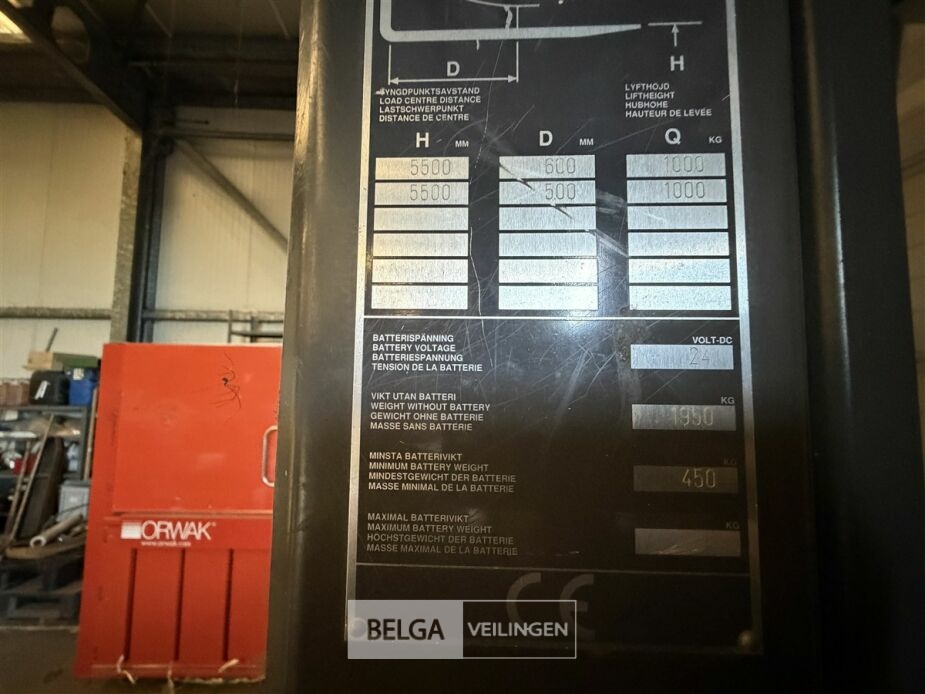 ATLET Reachtruck VOOR ONDERDELEN – foto 11 – kavel bij Belga Veilingen, Lummen