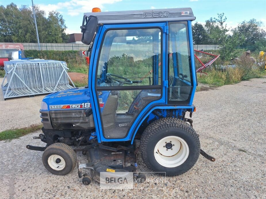 ISEKI tractor + maaibalk – foto 6 – kavel bij Belga Veilingen