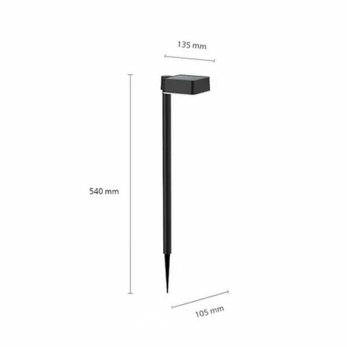 Philips tuinlamp op zonne-energie 200 lumen 1,5W 2700k IP44 – foto 5 – kavel bij Belga Veilingen, Bree