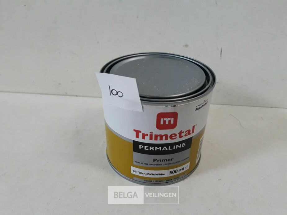 1 x Permaline primer 500 ml wit – foto 2 – kavel bij Belga Veilingen, Oudsbergen