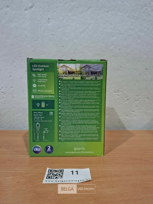 Philips tuinlamp op zonne-energie 150 lumen 1,4W 2700k IP44 – foto 3 – kavel bij Belga Veilingen, Bree