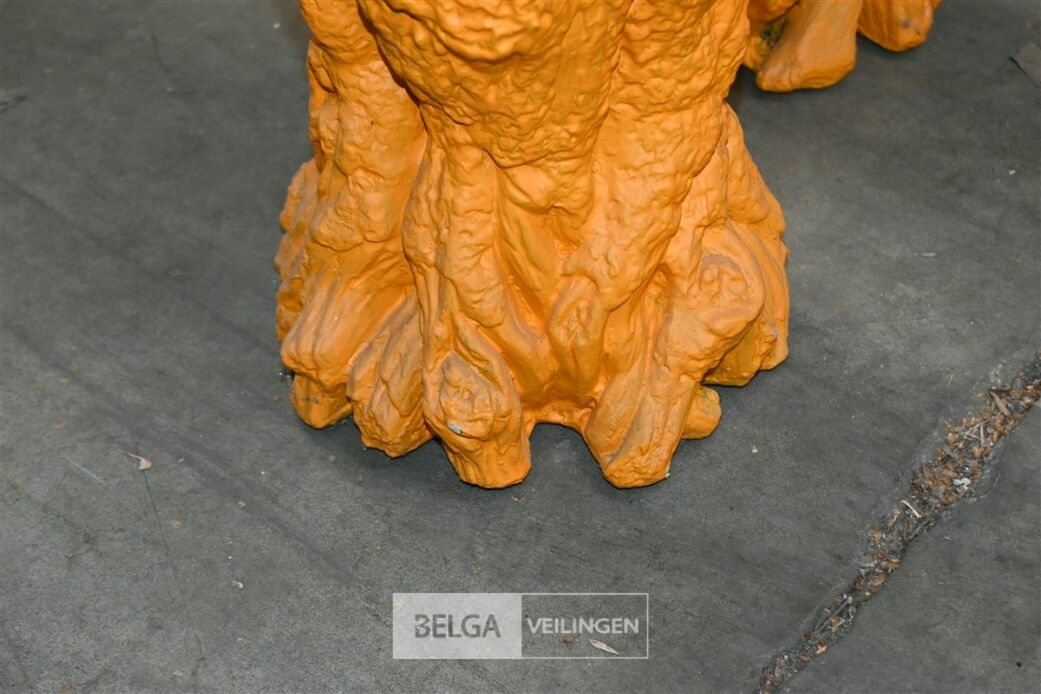 ± 2x Oranje bloempotten – foto 4 – kavel bij Belga Veilingen, Lummen