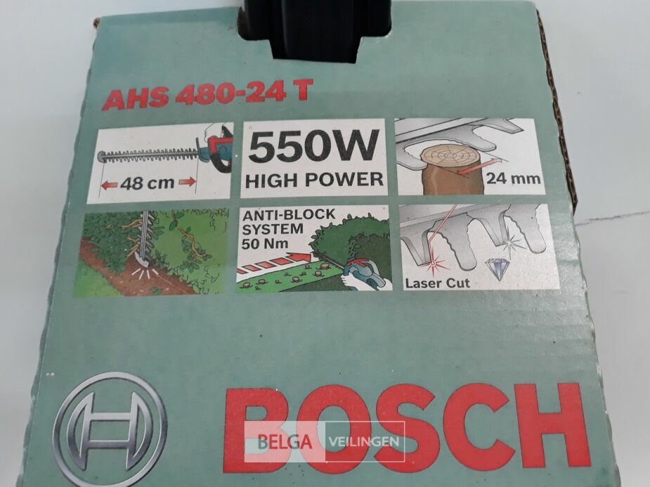 1 x Heggenschaar AHS 480-24T lengte blad 48 cm knipt 24 cm 550W – foto 3 – kavel bij Belga Veilingen, Oudsbergen