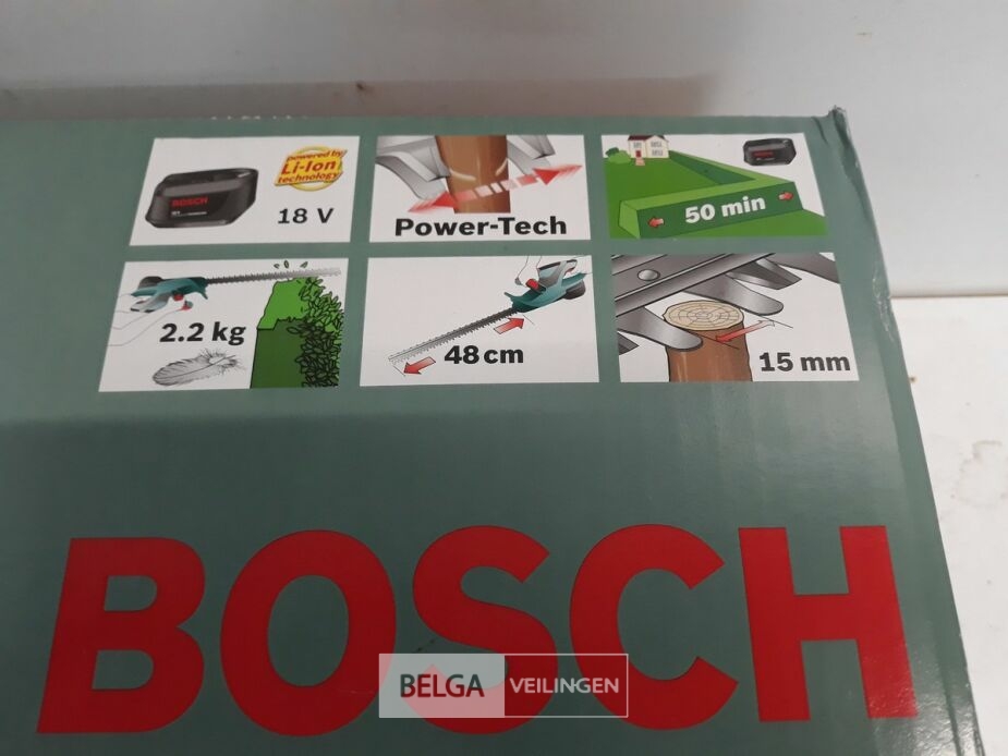 1 x Heggenschaar batterij AHS 48LI lengte blad 48 cm knipt 15 mm – foto 3 – kavel bij Belga Veilingen, Oudsbergen