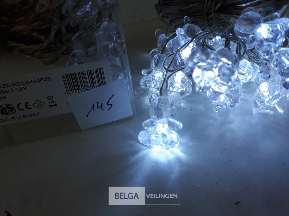 2 x Kerstverlichting LED met beren 20 L – foto 4 – kavel bij Belga Veilingen, Oudsbergen