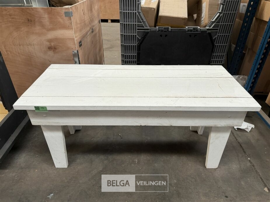 Kleine houten tafel – foto 3 – kavel bij Belga Veilingen, Lummen