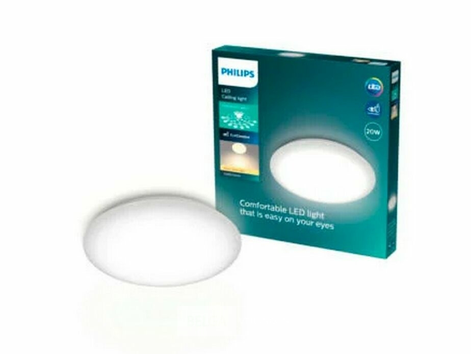 Philips plafondlamp led 2000 lumen 20W 2700K IP20 – foto 2 – kavel bij Belga Veilingen, Bree