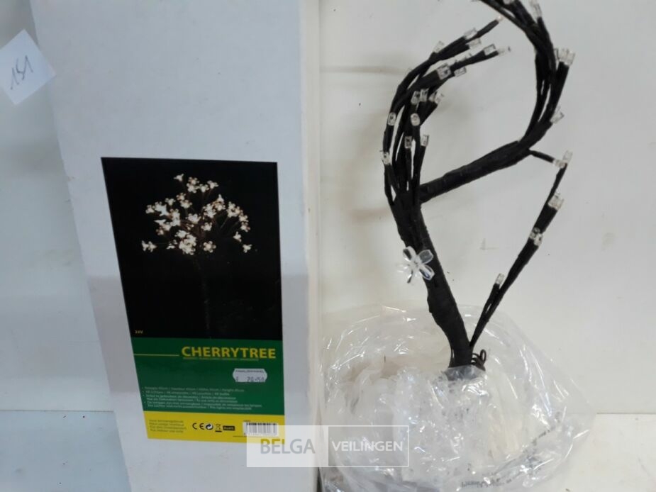 1 x Verlichte cherry-boom 45 cm 48 LEDS – foto 4 – kavel bij Belga Veilingen, Oudsbergen