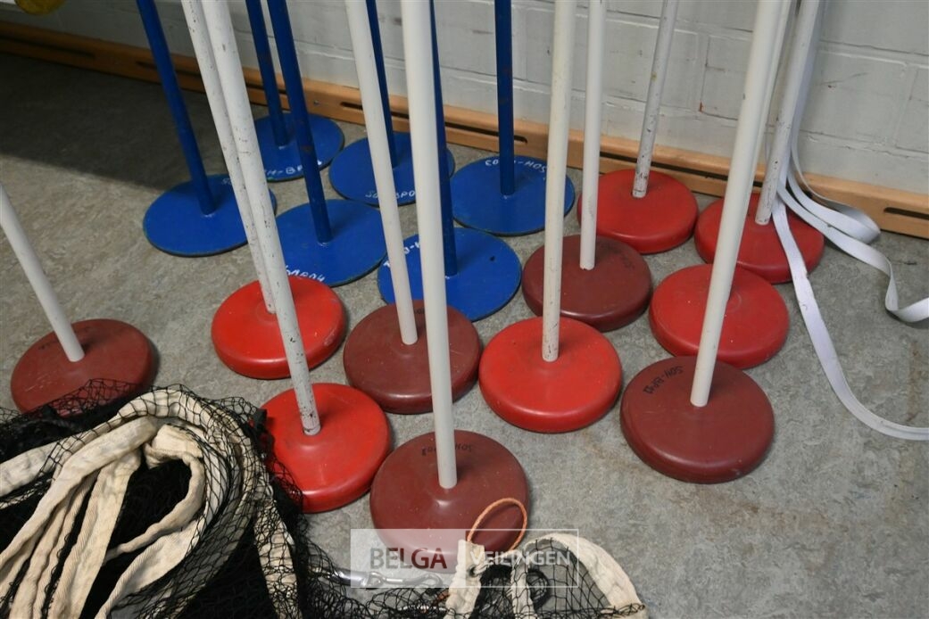 ± 18 Badminton kegels – foto 4 – kavel bij Belga Veilingen