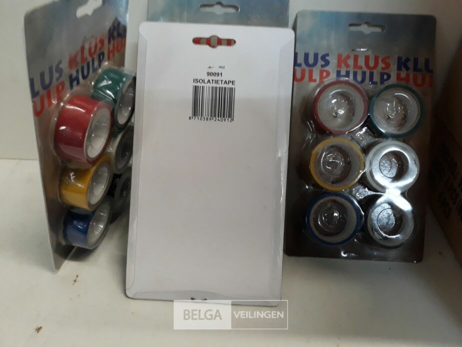 24 x Isolatie tape 6 stuks gekleurd – foto 4 – kavel bij Belga Veilingen, Oudsbergen