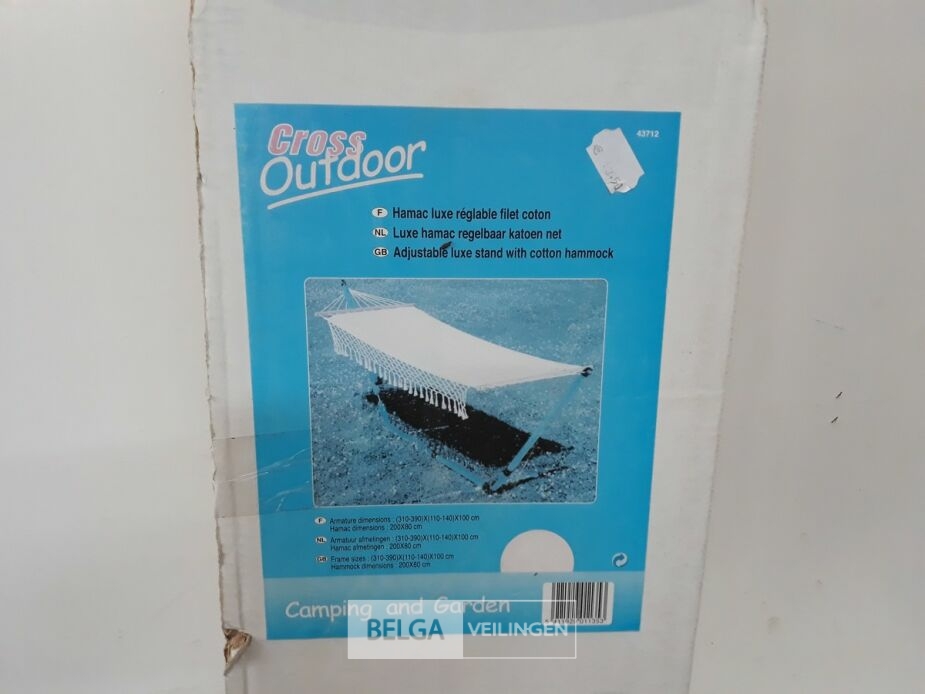 1 x Hangmat metalen frame – foto 3 – kavel bij Belga Veilingen, Oudsbergen