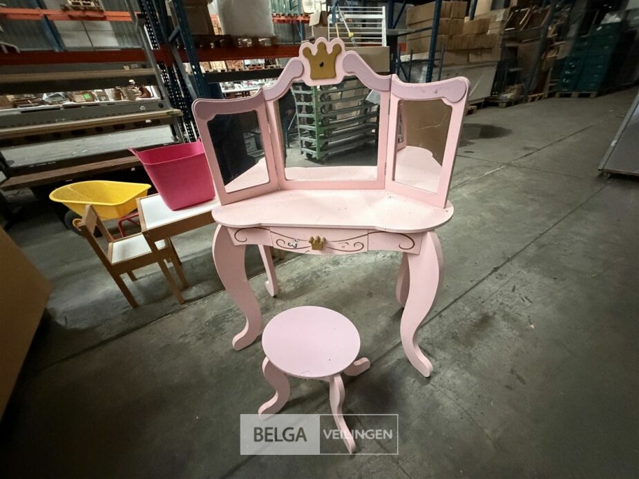 Make-uptafel (kind) – foto 3 – kavel bij Belga Veilingen, Lummen