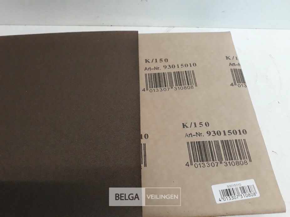 50 x Schuurpapier waterschuurpapier K150 – foto 3 – kavel bij Belga Veilingen, Oudsbergen