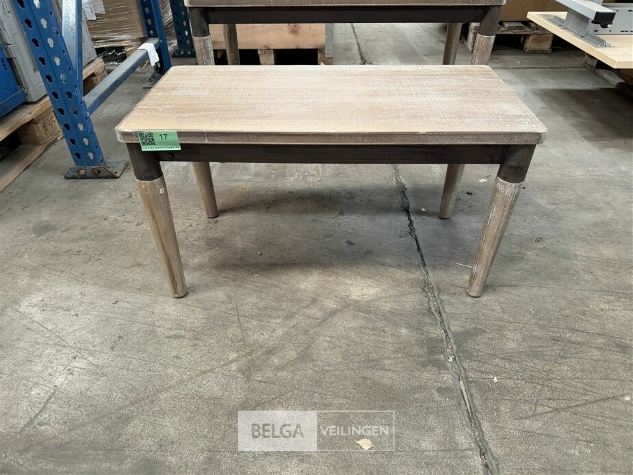 PURE houten kleine salontafel – foto 2 – kavel bij Belga Veilingen, Lummen