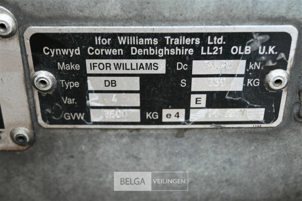Kipper aanhangwagen IFOR WILLIAMS – foto 4 – kavel bij Belga Veilingen
