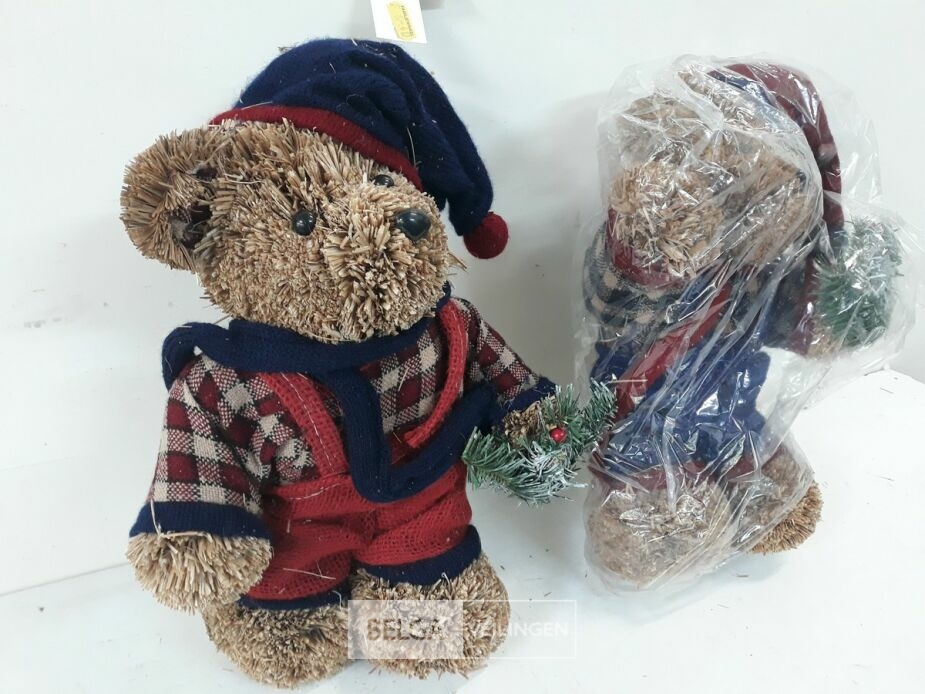 2 x Beer uit stro 33 cm – foto 4 – kavel bij Belga Veilingen, Oudsbergen