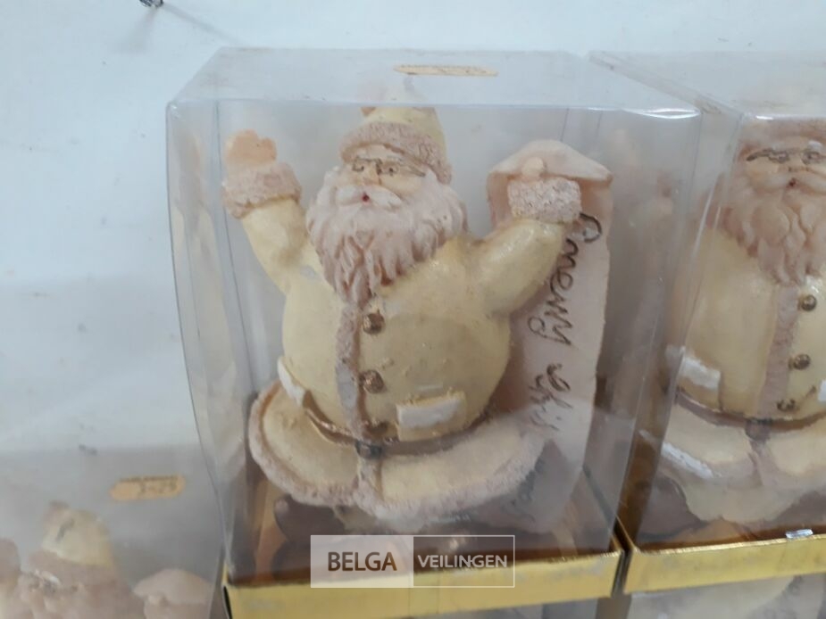 7 x Kaars kerstman 14 cm – foto 3 – kavel bij Belga Veilingen, Oudsbergen