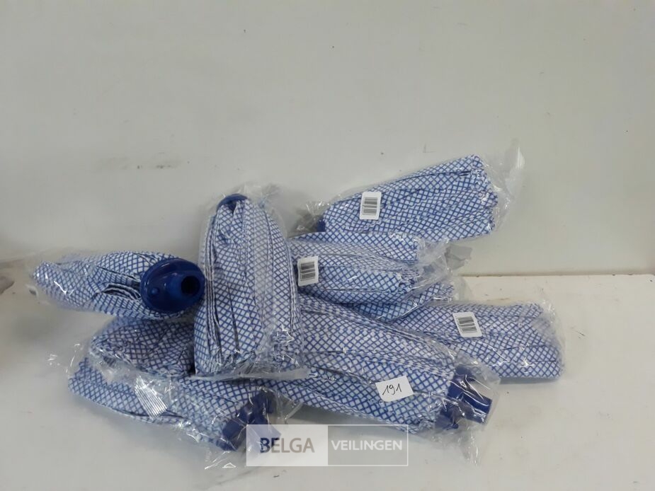 10 x Dweilmop microvezel met schroefbevestiging – foto 2 – kavel bij Belga Veilingen, Oudsbergen