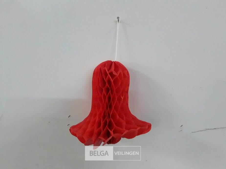 24 x Deco klok papier 15 cm – foto 2 – kavel bij Belga Veilingen, Oudsbergen