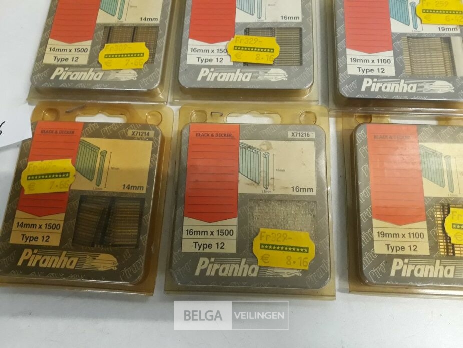 7 x Nagels 1100 stuks voor nagelpistool mix lengte – foto 4 – kavel bij Belga Veilingen, Oudsbergen
