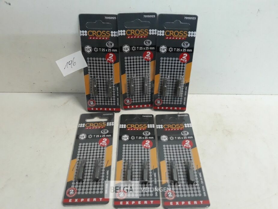 6 x Bitsen Torx T25 2 stuks – foto 2 – kavel bij Belga Veilingen, Oudsbergen