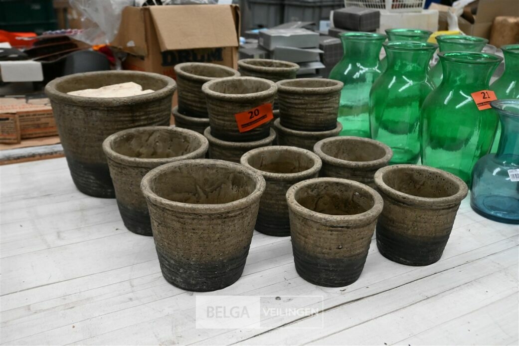 Diverse bloempotten – foto 2 – kavel bij Belga Veilingen, Lummen