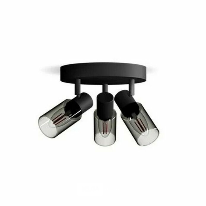 Philips opbouwspot Palms zwart 3-lichts – foto 2 – kavel bij Belga Veilingen, Bree