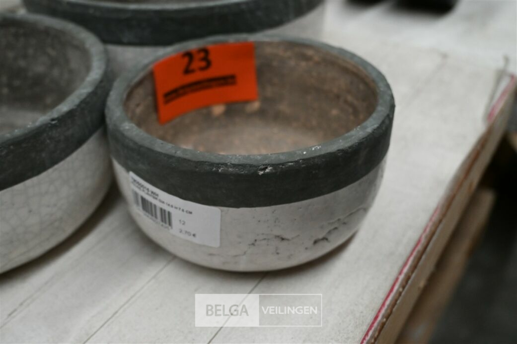 ± 3 Ronde bloempotten – foto 3 – kavel bij Belga Veilingen, Lummen