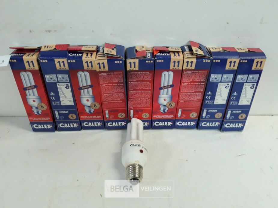 10 x Spaarlamp E27 11W met dag/nacht sensor – foto 2 – kavel bij Belga Veilingen, Oudsbergen