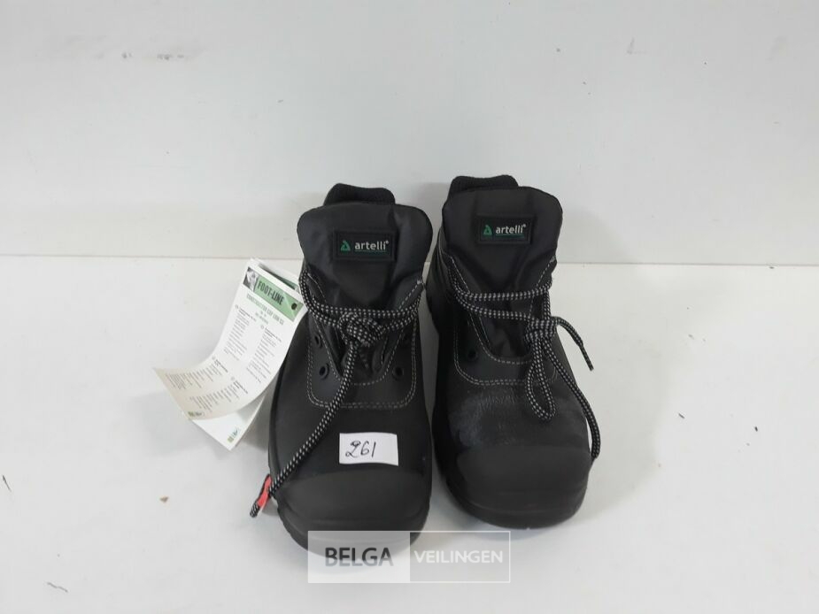 1 x Werkschoenen laag zwart 40 – foto 2 – kavel bij Belga Veilingen, Oudsbergen