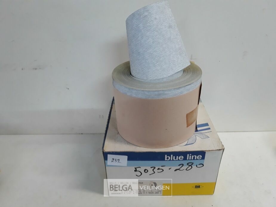 1 x Schuurpapier op rol K280 115mm x 50M – foto 3 – kavel bij Belga Veilingen, Oudsbergen