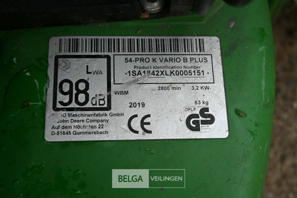 SABO grasmaaier – foto 6 – kavel bij Belga Veilingen