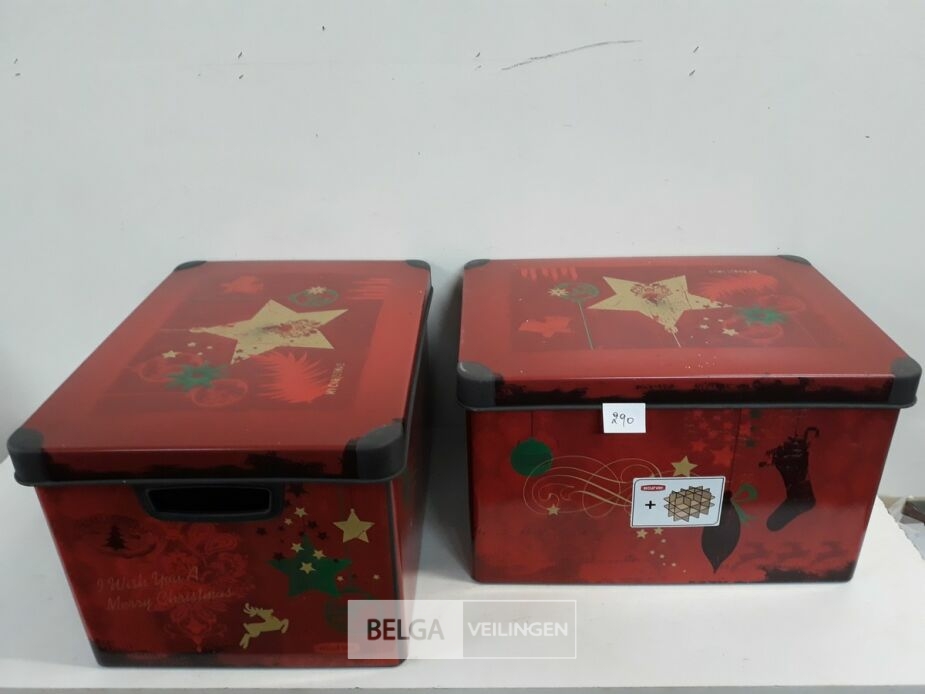 2 x Opbergdoos voor kerstballen Curver – foto 2 – kavel bij Belga Veilingen, Oudsbergen