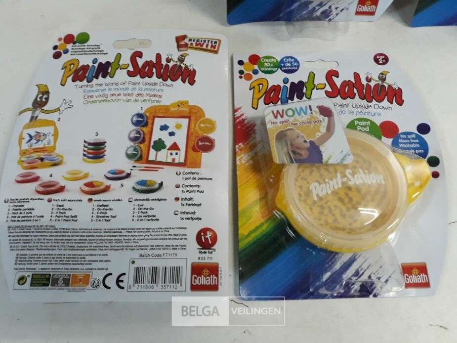 6 x Verf-pad mix kleuren – foto 3 – kavel bij Belga Veilingen, Oudsbergen