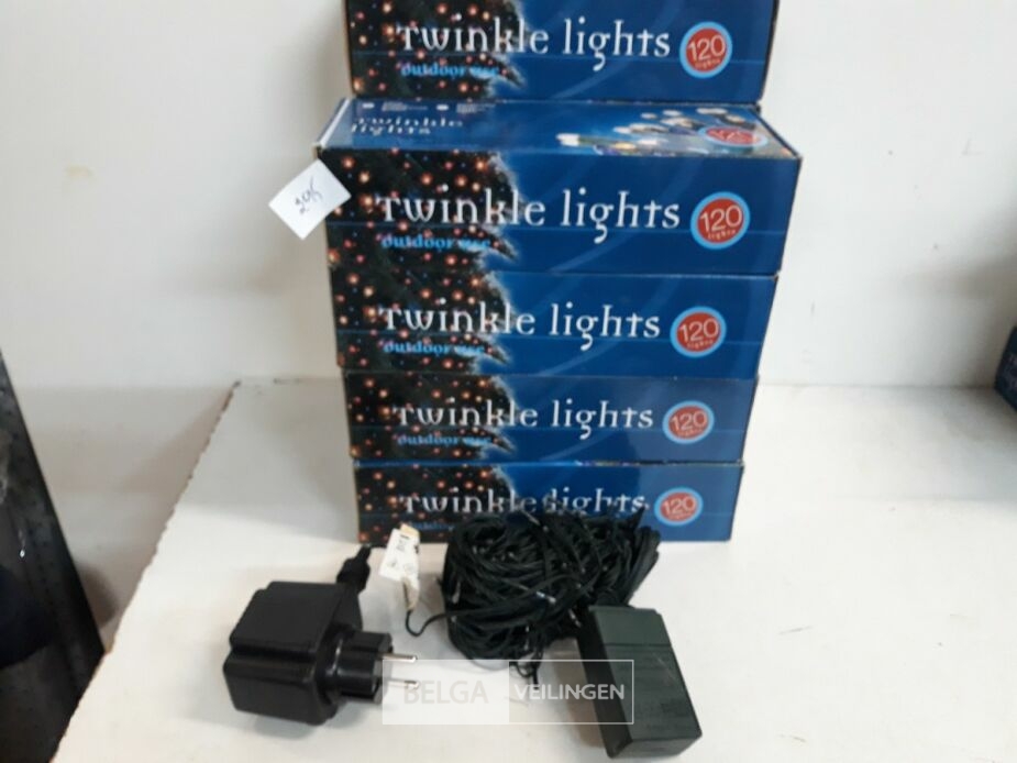 10 x Kerstlampen 120 L classic twinkel 8 programma's – foto 2 – kavel bij Belga Veilingen, Oudsbergen