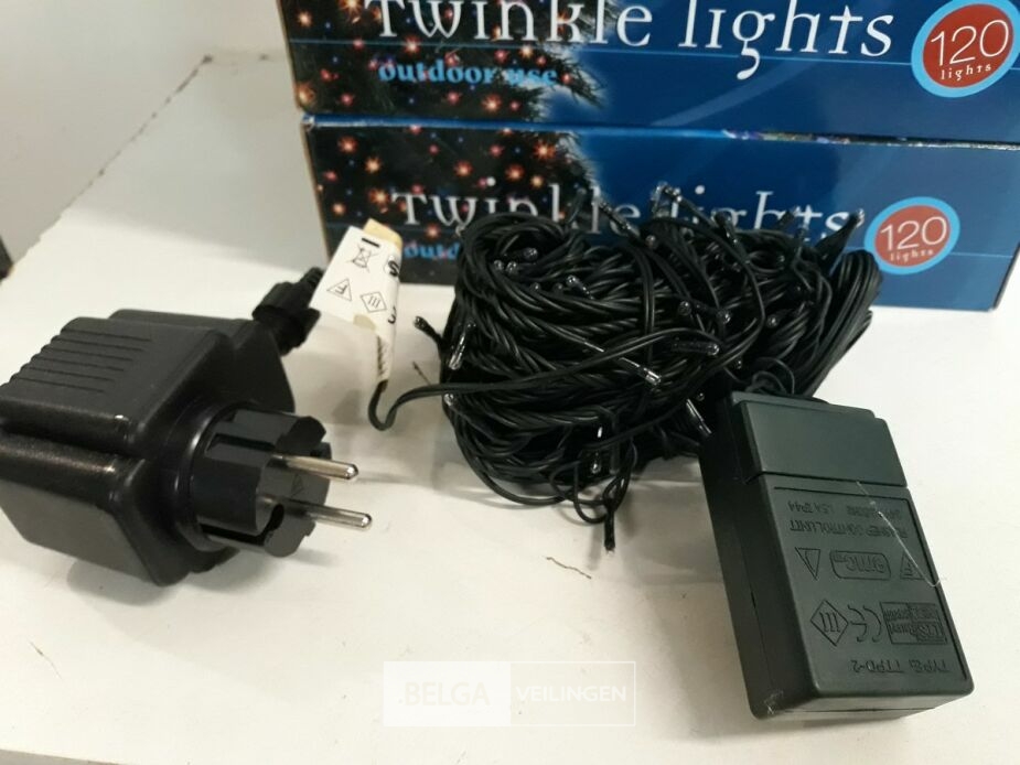 10 x Kerstlampen 120 L classic twinkel 8 programma's – foto 3 – kavel bij Belga Veilingen, Oudsbergen
