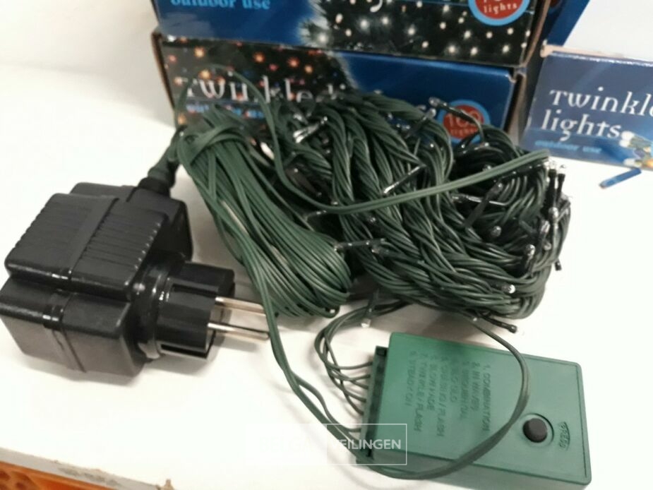 10 x Kerstlampen 160 L classic twinkel 8 programma's – foto 3 – kavel bij Belga Veilingen, Oudsbergen