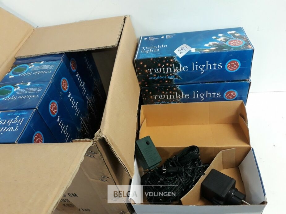 10 x Kerstlampen 200 L classic twinkel 8 programma's – foto 2 – kavel bij Belga Veilingen, Oudsbergen