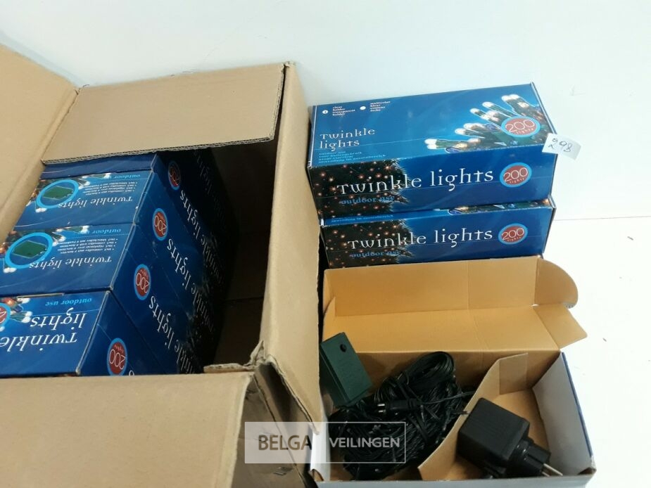 10 x Kerstlampen 200 L classic twinkel 8 programma's – foto 2 – kavel bij Belga Veilingen, Oudsbergen